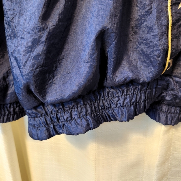 🌟 Vtg 80s Nylon Jogger Jacket | Star Print | Large - Picture 7 of 8